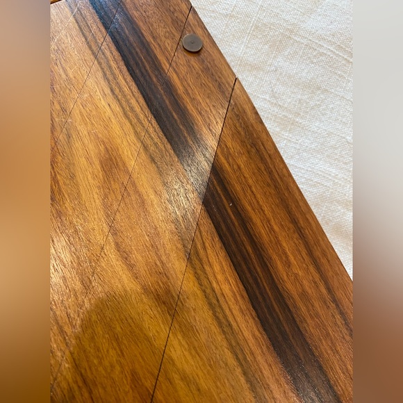 TESLER+MENDELOVITCH HANDMADE WOODEN CLUTCH - Picture 6 of 11